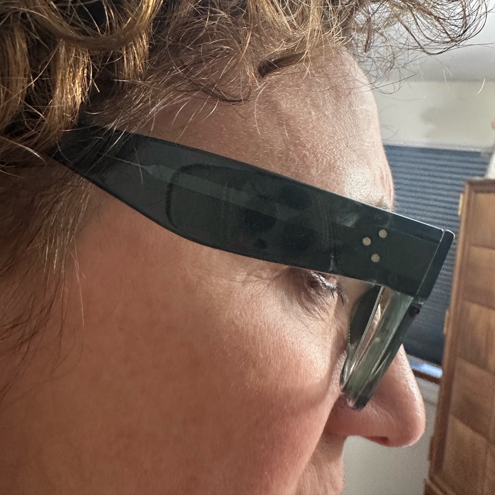 Celine Dark Green/Gray Eyeglasses - Picture 3 of 6